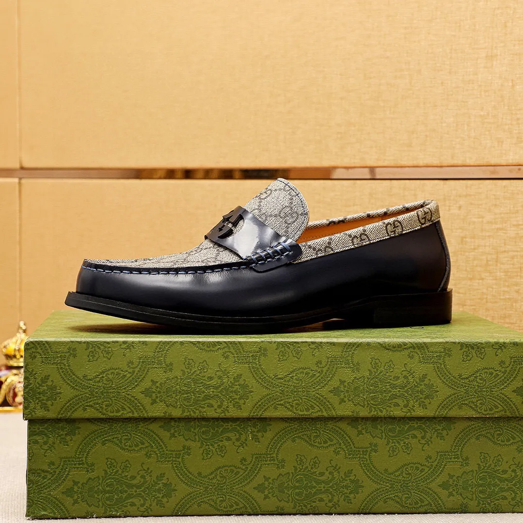 Men's shoes 💰480 💐 Product trademark: GUCCI "Gucci" casual leather shoes Regular size: 38-44 (45🉑️customized) Product materials: Selected imported first-layer open-edge beaded cowhide leather upper + luxury hardware buckle, imported water-dyed cowhide leather lining. Strong three-dimensional visual effect, combined outsole Color: 3⃣️colors available
